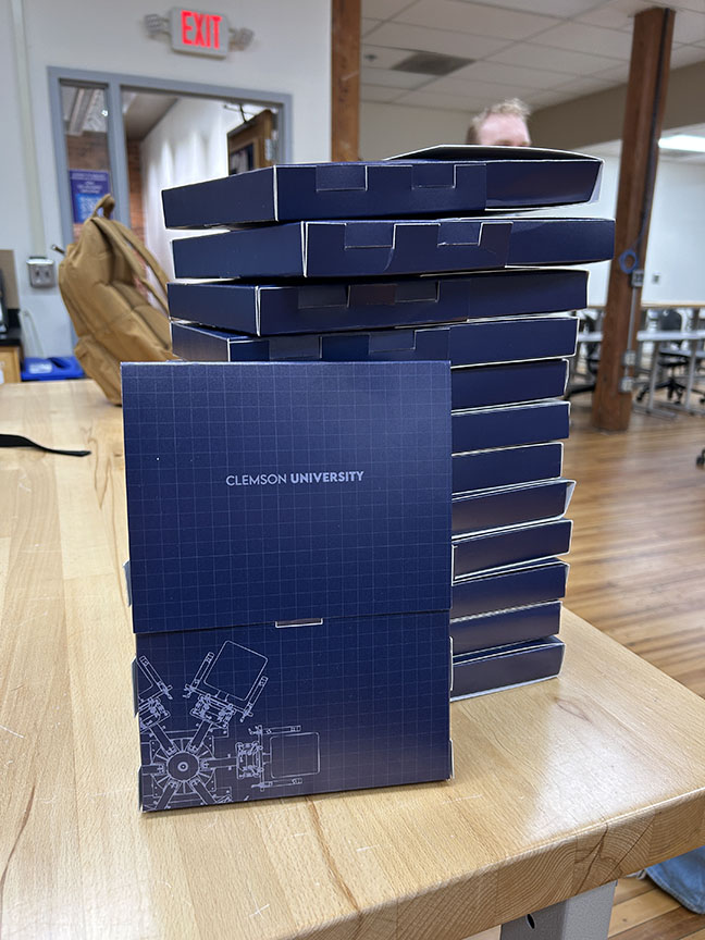 Package design stack of final prototypes